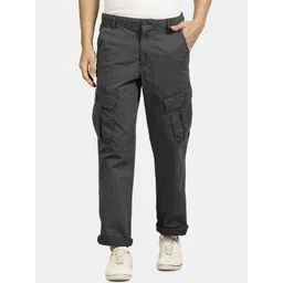 t-base Men Mid-Rise Cargos Trousers-picture-28