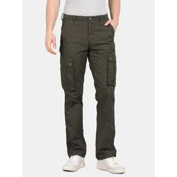 t-base Men Mid Rise Pure Cotton Cargos-picture-21