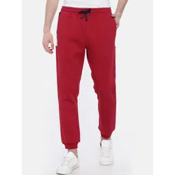 t-base Men Red Cotton Joggers-picture-23