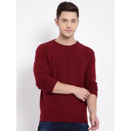 t-base Men Red Pullover Sweater-picture-19