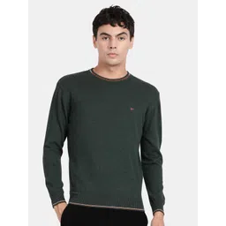 t-base Men Round Neck Cotton Pullover-picture-15