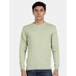 t-base Men Round Neck Cotton Pullover Sweater-picture-12