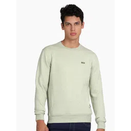 t-base Men Round Neck Long Sleeves Fleece Pullover Sweatshirt-picture-20