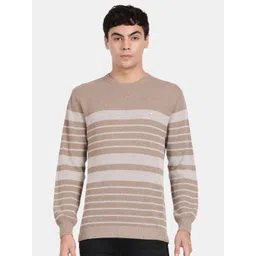 t-base Men Striped Striped Cotton Pullover-picture-28