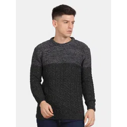 t-base Round Neck Ribbed Cotton Pullover-picture-21