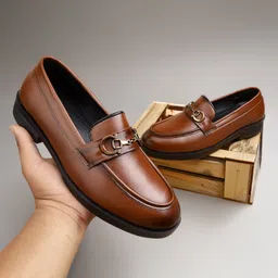 t-rock Stylish Partywear Loafers Slip on Wedding Shoes Loafers For Men-picture-20