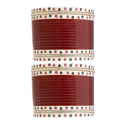 T4 JEWELS Set of 34 Gold-Plated Stone-Studded Bangle-picture-26