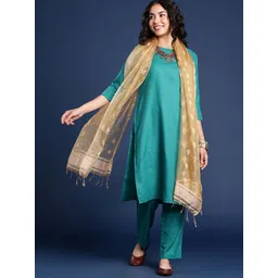 Taavi Ethnic Motifs Woven Design Dupatta-picture-37