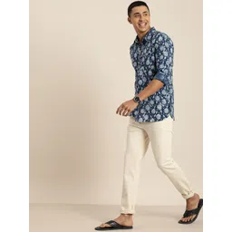 Taavi Men Classic Floral Printed Casual Shirt-picture-13