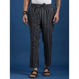 Taavi Men Stripe Cotton Trousers-picture-15