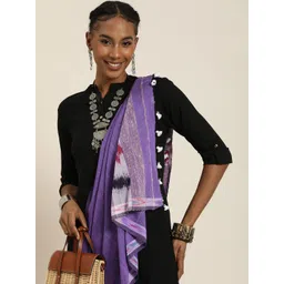 Taavi Women Ethnic Motifs Woven Design Dupatta-picture-25