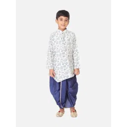 Tabard Ethnic kurta dhoti set For Kids-picture-12