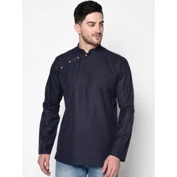 TABARD Men Mandarin Collar Pure Cotton Kurta-picture-23