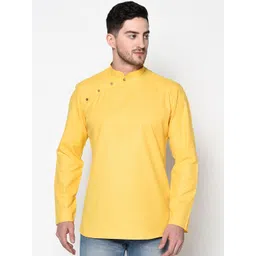 TABARD Men Solid Cotton Kurta-picture-17