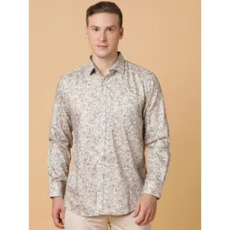 TABARD Men Spread Collar Conversational Printed Cotton Casual Shirt-picture-28