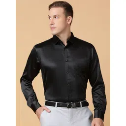 TABARD Men Spread Collar Solid Cotton Formal Shirt-picture-35