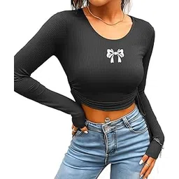 Tabsdu Round Neck TOP for Women Full Sleeve Girl's Tops-picture-27