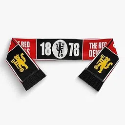 TACKLE FROM BEHIND Man United Knitted Football Scarf, 100% Wool, Gift for Football Fans-picture-19