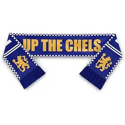 tackle from behind Chelsea Football Knitted Scarf, 100% Woolen, 48" x 7", Soft and Warm, with Hanger, Gift for Football Fans-picture-53