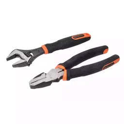 Tactix 2 Pcs Pliers & Adjustable Wrench Set 204001-picture-43