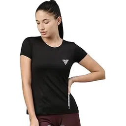 TADEO Women's Slim Fit Round Neck Sports T-Shirt | Lightweight, Stretchable & Quick Dry Fit Activewear | Sweat-Wicking Gym, Running, Workout & Casual Wear Tee-picture-52