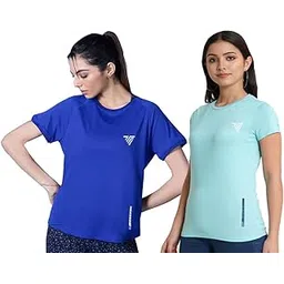 tadex Women's Quick-Dry Slim Fit Athletic T-Shirts | Lightweight, Moisture-Wicking Activewear for Gym, Running & Yoga | Breathable & Anti-Odor Sports Tee image 1