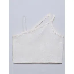 taffykids Embellished One Shoulder Crop Top-picture-16