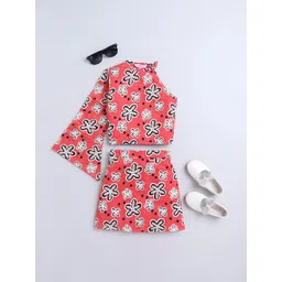 taffykids Girls Printed Top with Skirt-picture-13