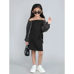 taffykids Off-Shoulder A-Line Dress-picture-12