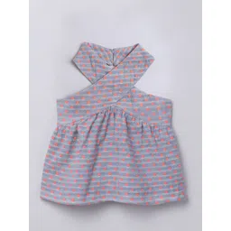 taffykids Polka Dot Striped Halter Neck Cotton Top-picture-27