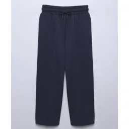 Taffykids Twill Pintex Detailed Pant - Navy Blue-image-4