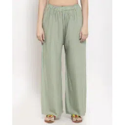 tag 7 plus Flared Palazzos with Elasticated Waist-picture-32