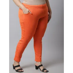 TAG 7 PLUS Women Plus Size Solid Ankle Length Leggings image 2
