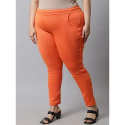 TAG 7 PLUS Women Plus Size Solid Ankle Length Leggings image 3