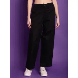 TAG 7 Black Cotton Mid Rise Cargo Pants-picture-25