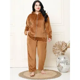 TAG 7 Bronze Velvet Relaxed Fit Lounge Wear-picture-43