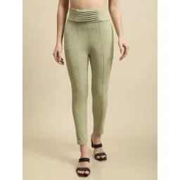 TAG 7 Green Mid Rise Jeggings-picture-11