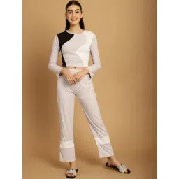 TAG 7 Lavender Color-Block Top With Lounge Pants-picture-48