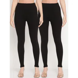 TAG 7 Pack of 2 Black Ankle Length Leggings-picture-19