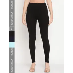 TAG 7 Pack Of 3 Ankle Length Leggings-picture-28