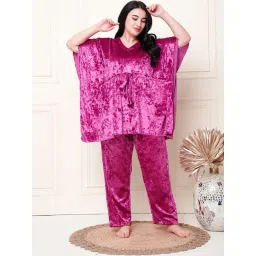 TAG 7 Pink Velvet Relaxed Fit Sleepwear-picture-20