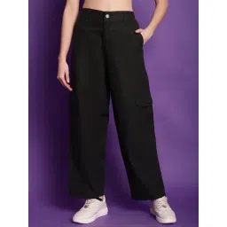 TAG 7 Pitch Green Cotton Mid Rise Cargo Pants-picture-36