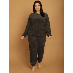 TAG 7 Self Design Long Sleeve Night Suit-picture-15