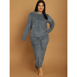 TAG 7 Self Design Long Sleeve Night suit image 1