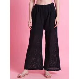 tag-7 Self Design Women Swim Bottom Black Swimsuit-picture-13