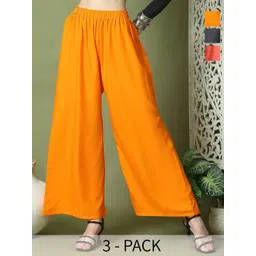 TAG 7 Women 3 Flared Palazzos-picture-31