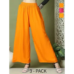 TAG 7 Women 3 Flared Palazzos-picture-42