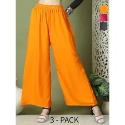 TAG 7 Women 3 Flared Palazzos-picture-43