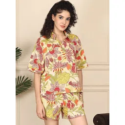 TAG 7 Women Conversational Printed Pure Cotton Night suit-picture-32
