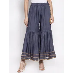 TAG 7 Women Flared Ethnic Palazzos-picture-18